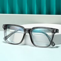 TR90 Blue Light Blocking Men's Square Glasses Radiation Protection Eyeglasses Women Transparent Fashion Eyewear