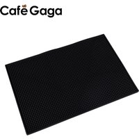Coffee Black Bar Mat Rubber Bar Service Spill Mat Rubber Bar Mat Bar Runner Glass Drip Tray Beer Drink Rail Bars Service Mat