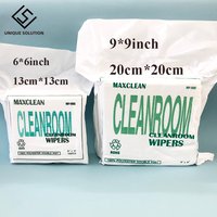 6inch*6inch 9 inch*9 inch cleanroom wiper Cleaning Tissue stencil wiping non dust cloth clean for all large format printer print