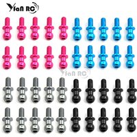 Yfan rc 1 Set of M3 teeth running flat universal head tie ball damper ball head for 1/10 RC car tamiya TT-01 TT01 TT-02