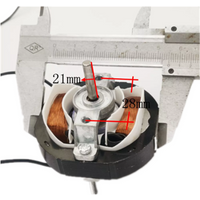 YJ58 CW clockwise 2 Poles 4mm Shaft Dia 2600RPM Shaded Pole Motor AC220V 12-14W around Ventilator Warm fan YJ58-12