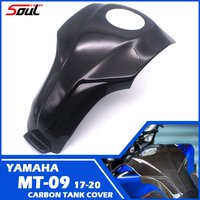 Motorcycle Carbon Fiber Tank Pad Sticker Tank Protect Cover Guard Fits For YAMAHA MT09 MT-09 FZ09 2017 2018 2019 2020 17-20 Gen2