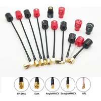 New Lollipop 4 Smaller and lighter 5.8G 2.5dBi Gain RHCP Antenna SMA RP-SMA MMCX UFL Connector For RC FPV Racing Drone Model