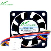 ANCHAOPU 4cm 40mm fan 40x40x10mm DC5V 0.10A 4 lines 4pin PWM speed control cooling fan for Raspberry Pi in mini case