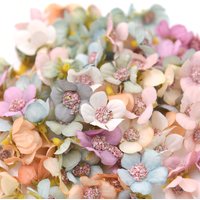 100pcs 2cm Multicolor Daisy Flower Head Mini Silk Artificial Flower for Crown Scrap Wedding Home Decor DIY Garland Headdress image 4