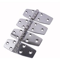 4 Pièces Charnières Marines en Acier Inoxydable, Charnières Épaissies pour Portes de Placards et Cabines de Bateaux