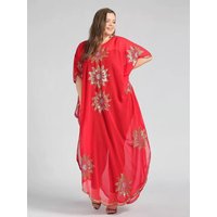New African Women'S Fashion Gold Sequins Loose Long Coat Dress Black Free Size For Quick Delivery
