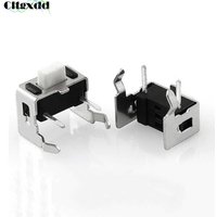 Cltgxdd 10/20/50PCS 3*6*4.3mm 3*6*5mm Switch with Bracket 90 degree Tactile Push Button Switches 3x6 Side Micro Touch Switch