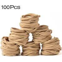 100pcs/lot Baby Girl Nylon Headband New Traceless Stretchy Thin Skinny Nylon Headbands For Kids Newborn Infant Hair Accessories