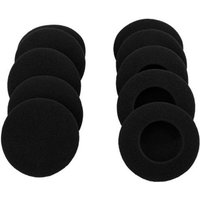 10Pcs 60mm/2.4" Black Replacement Foam Ear pads Cushion For Logitech H600 H330 H340/Aiwa HP-CN5/Labtec Axis 502 headset