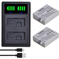 1500mAh LP-E5 LPE5 LP E5 Li-ion Battery+LED USB Dual Charger for Canon EOS Rebel XS Rebel T1i Rebel XSi 1000D 500D 450D L10