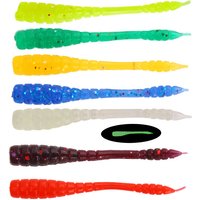 20pcs/lot Soft Lures 45mm 0.4g Fishing Artificial Lures Silicone Bass Pike Minnow Swimbait Jigging Plastic Baits Worm Wobblers