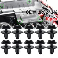 10Pcs Nylon Car Battery Cover and Cowl Panel Clip Fasteners For Land Rover Range Rover Discovery Sport Evoque LR024316 9mm Hole