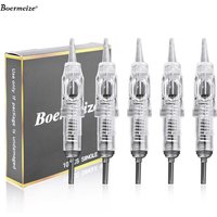 Disposable Microblading Eyebrow Tattoo Needles 1R 3R 5R 3RS 5RS 3F 5F Sterilized Permanent Makeup Cartridge Needle Tattoo Makeup