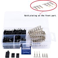 30 Sets/Lot Servo Plug Male Female Connector Crimp Pin Kit with/without Lock Compatible for Hitec Spektrum RC Model Parts