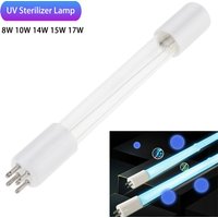 G10q 6W 8W 10W 15W 17W UV Lamp Ultraviolet Light Filter LED Tube Bactericidal Lamp