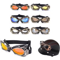 Winter Men Women Vintage motorbike eye protection riding eyewear windproof helmet Goggles sunglasses Motocross ATV Dirt Bike MTB