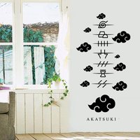 Japanese Anime Wall Sticker Kids Boys Room Decoration Manga Gifts Vinyl Decal Nursery Wall Decor Cartoon Children Bedroom Mural