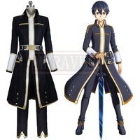 Sword Art Online Alicization Lycoris Kirigaya Kazuto Kirito Cosplay Costume Christmas Halloween Party Custom Made Any Sizes