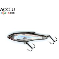 AOCLU Mini Sinking Pencil Stick 48mm 4.1g Hard Bait Minnow Wobbler Fishing Lure Bass Fresh Salt Water 12# VMC Hooks