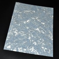 210mm x 297mm A4 Size 0.50mm Semi-transparent Diamond White Celluloid Sheet Musical Instrument Deco Sheet DIY Guitar Pickguard