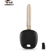 Dandkey Transponder Blank Chip Key Shell For Toyota Rav4 Prado Corolla Camry Reiz Highlander Yaris Corolla Uncut No Logo