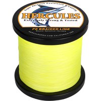 Hercules Fishing Line 12 Strands Fluorescent Yellow 300M 500M 1000M 10-420LB Level Braided Lines Abrasion Resistant Zero Stretch