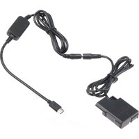 FOTGA EN-EL14 Dummy Battery Adapter +Type C Cable for Nikon D3100 D3200 D3400 D3500 D5100 D5200 D5300 D5400 D5500 D5600 P7000