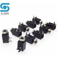 5/10PCS 2.5 mm Female Audio Connector Diameter 5mm 3 PIN DIP Headphone Jack socket PJ210 PJ-210A/2F01 2.5MM Audio socket