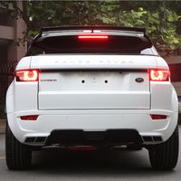 Carbon fiber CRA REAR WING TRUNK LIP SPOILERS 4pcs FIT FOR Land Rover Range EVOQUE 2012 2013 2014 2015