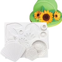 Sunflower Silicone Cake Baking Mold Sugarcraft Chocolate Cupcake Baking Mould Resin Tools Fondant Cake Decorating Tools
