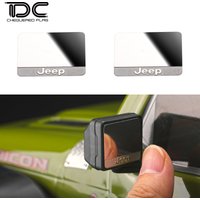 1/6 Rear View Lens Wrangler Car Shell Reflect Metal High-gloss Mirror for AXIAL SCX6 RC Car Upgrade Accessories rc carros
