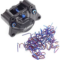 2pcs Universal Caliper Brake Pad Reinforced Spring Rear Brake Caliper Return Springs