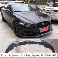 Real Carbon Fiber Front Lip Diffuser Spoiler For Jaguar XF XFL 2009 2010 2011 2012 2013 2014 2015 High Quality Accessories