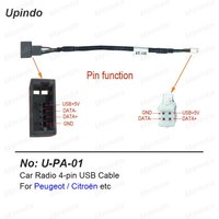 Car Accessories 4pin Connector USB Cable Harness for Car Android CD DVD Radio