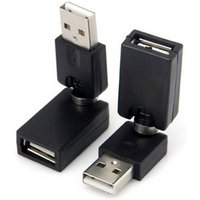 Flexible Swivel Twist Angle 360 Degree Rotating USB 2.0 Adapter Converter GK99