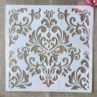 30*30cm Mandala Big Window Frame DIY Layering Stencils Wall Painting Scrapbook Coloring Embossing Album Decorative Template