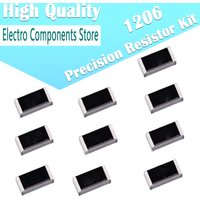 200Pcs/Lot 10Values 1% 1206 SMD Precision Resistor Kit Assorted Kit 0.1R ~ 1R 0R10 0R15 0R22 0R33 0R47 0R50 0R62 0R75 0R82 1R00