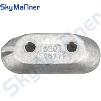 6E0-45251 Anode For Yamaha Outboard 2 stroke Parsun Hidea Powertec 4-15HP 6E0-45251-11 6E0-45251-12 Plate Small boat motor