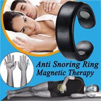 Anti Snoring Apnea Sleeping Device Acupressure Anti Snore Ring Treatment Reflexology Promote Sleeping Soothing Anti Snoring Ring