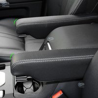 Car Interior Side Seat Armrest Handle Leather Cover Trim For Land Rover Discovery 3 4 2004-2016 For Range Rover Sport 2005-2013