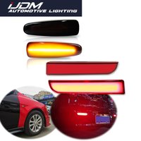 Amber For Mitsubishi Lancer Evo X Mirage Outlander Side Marker Light Turn Signal &Red Bumper Reflector Tail/Brake,Rear Fog Lamps