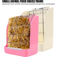 Rabbit Grass Frame Hay Feeder Rabbit Pet Food Container Rabbit Food Basket Grass Hay Bowl Rack Grass Rack Spring Grass Frame