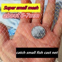 Redfish Super Small Mesh Cast Net Fishing Network USA Hand Cast Net Outdoor Throw Catch Fishing Net Tool Gill net