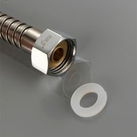 10pcs/set 1/2" 3/4" 1"Rubber Ring Silicon Flat Gasket Sealing Ring for Shower Nozzle Hose Pipe Bellows Tube Washer Ring
