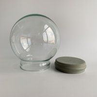Promotional Gift 45/65/80/100/120MM Diameter DIY Empty Glass Snow Globe Wholesales
