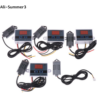 ćS3yćXH-W3005 Digital Humidity Controller 12V 24V 220V Humidistat Hygrometer Humidity Control Switch Regulator Humidity Sensor
