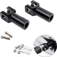 Motorcycle Passenger Foot Pegs Support Mount 2.25" Footrest Clevis Kit For Harley Softail Fatboy Heritage Softail FXST 2000-2006