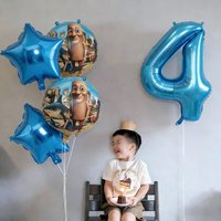 Italian Brainrot Tralalero Tralala Party Balloons Children Birthday Party Decorations Kids Party Supplies Baby Shower Decoration