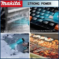 Makita 22000r/min Car Cleanin Tool Electric Air Duster Violent Blower Turbo Jet Fan Wind Speed Turbo Rechargeable Power Tool